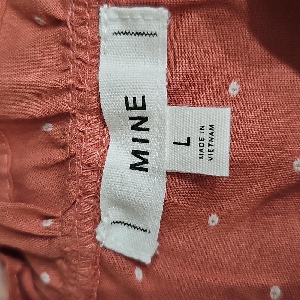 🥰3/$25 NWT ANTHROPOLOGIE MINE Rust Embroidered Sleeveless Camisole - Picture 3 of 4